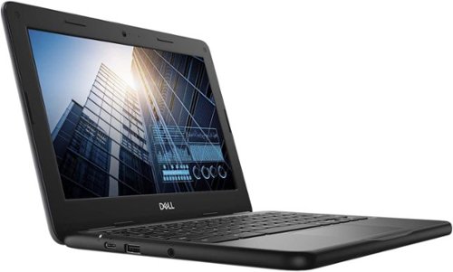 Dell - Refurbished Excellent - Chromebook 3100 11.6" Intel Celeron N4000 4GB RAM 32GB eMMC - Black-Front_Standard 
