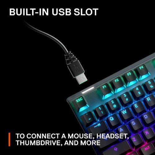 SteelSeries Apex Pro V2 Full Size Wired Mechanical OmniPoint Adjustable HyperMagnetic Gaming Keyboard with Rapid Tap - Black SHOP ONLINE