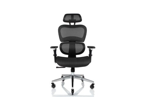 Nouhaus - Ergo3D Ergonomic Mesh Executive Office Chair - Black-Front_Standard 