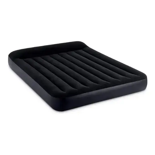 Intex Dura Beam Pillow Rest Classic Queen Airbed Mattress with Built In
