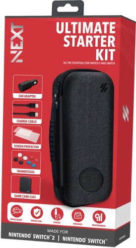 NEXT Ultimate Starter Kit for Nintendo Switch 2 & Switch - Gray/Black BUY ONLINE