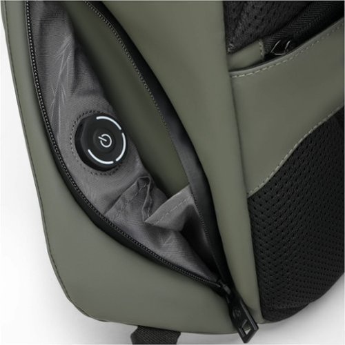 Swissdigital Design LAMONE L LED TSA-Friendly Water-Resistant Backpack With USB Charging Port RFID Protection and Fits Up to 16″ Laptop - Dark Green BUY IN SINGAPORE