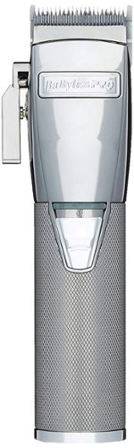 Babyliss - PRO Cordless Lithium-Ion Adjustable Clipper FX870S - Silver-Front_Standard 