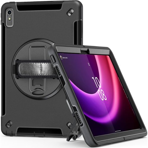 SaharaCase Protection Hand Strap Series Case for Lenovo Tab P11 (Gen 2) - Black GLOBAL SHIPPING