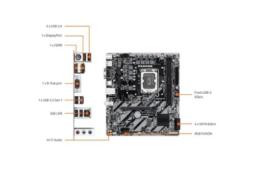 GIGABYTE H810M S2H Intel Core Ultra 200S LGA 1851 mATX DDR5 PCIe 4.0 USB 3.2 1GbE LAN WHERE TO BUY