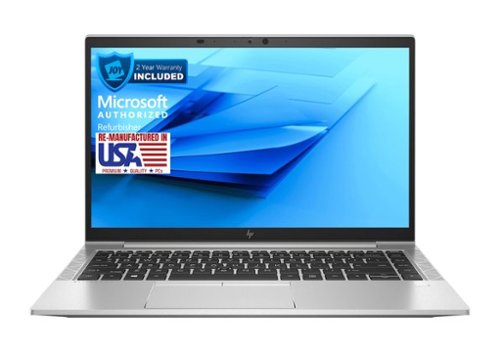 HP - EliteBook 840 G7 14" Refurbished Laptop - Intel 10th Gen Core i5 with 32GB Memory - Intel UHD Graphics - 1TB SSD - Silver-Front_Standard 