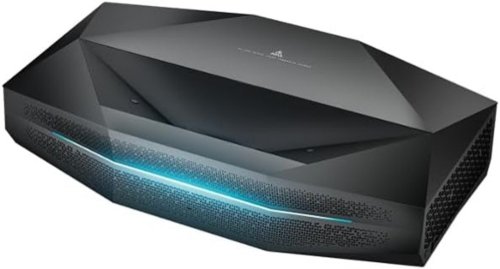 AWOL Vision - Aetherion Pro 4K UST Triple Laser Projector, 2600 ISO Lumens, 6000:1 Contrast, PixelLock, 110% Rec.2020, 200in - Gray-Front_Standard 