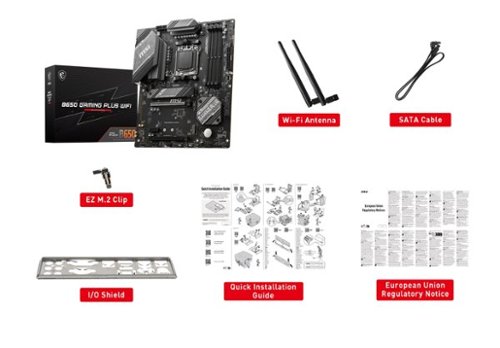 MSI B650 GAMING PLUS WIFI (Socket AM5) AMD B650 ATX DDR5 Wi-Fi 7 Motherboard - Black HOW TO BUY