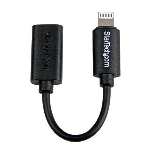  StarTech.com - Apple MFi Certified iPad / iPhone / iPod Charging / Data Adapter - Black