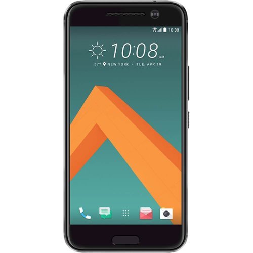 HTC - 10 4G LTE with 32GB Memory Cell Phone (Unlocked) - Carbon gray-Front_Standard 