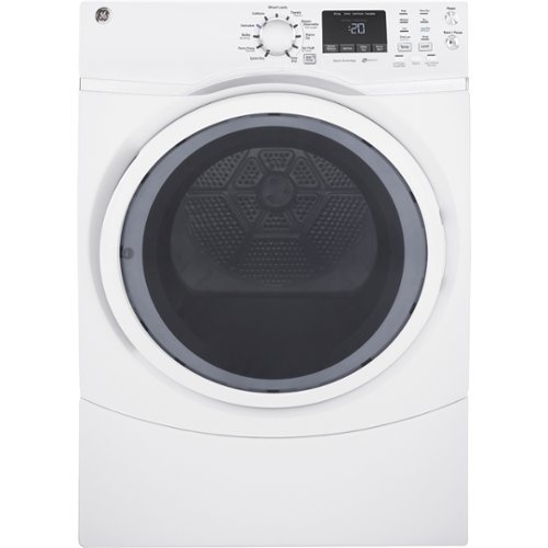  GE - 7.5 Cu. Ft. 13-Cycle Electric Dryer with Steam - White