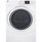GE - 7.5 Cu. Ft. 13-Cycle Electric Dryer with Steam - White-Front_Standard