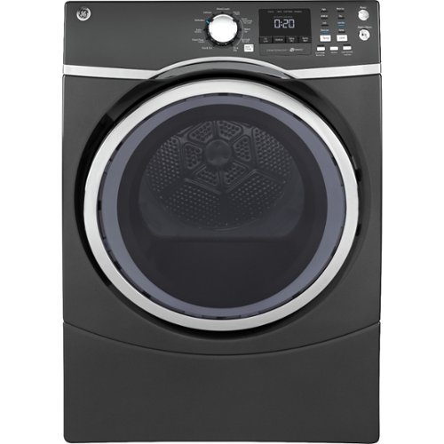 GE - 7.5 Cu. Ft. 13-Cycle Electric Dryer with Steam-Front_Standard 