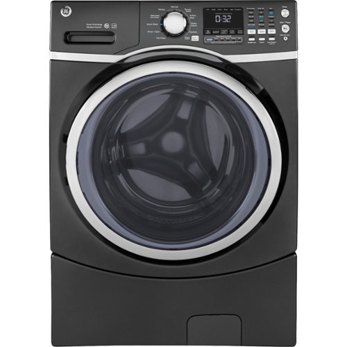 GE - 4.5 Cu. Ft. 10-Cycle Front-Loading Washer with Steam-Front_Standard 