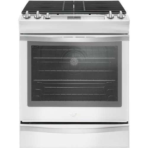  Whirlpool - 5.8 Cu. Ft. Slide-In Gas Convection Range - Ice white