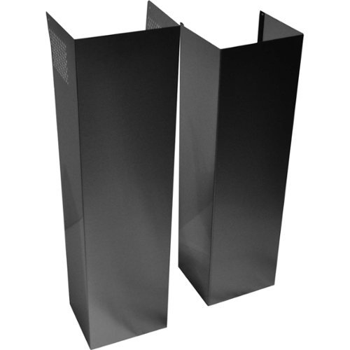  Whirlpool - Chimney Extension Kit for Wall Hood - Black Stainless Steel