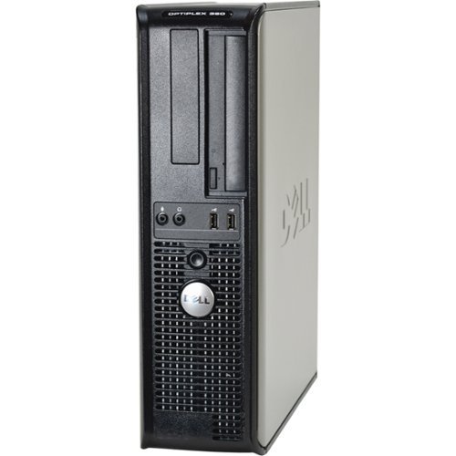 Dell - Refurbished OptiPlex 380 Series Desktop - Intel Pentium - 4GB Memory - 160 GB Hard Drive - Black-Angle_Standard 