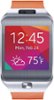 Samsung - Gear 2 Smartwatch 58.4mm Metal - Orange Rubber-Front_Standard