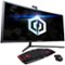 CyberPowerPC - Arcus Xtreme 34" Ultra WQHD All-In-One - Intel i7-6800K 3.4GHz - 16GB (2 x 8GB) DDR4 DIMM - 1TB Solid State Drive-Angle_Standard