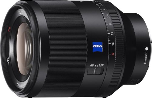 Sony - Planar T* FE 50mm F1.4 ZA Lens for E-mount Full Frame and APS-C Cameras - Black