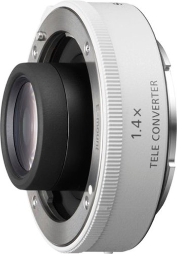 Sony - 1.4x Teleconverter Lens for Select Lenses - White