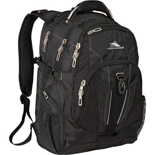 High Sierra - XBT TSA Laptop Backpack for 17" Laptop - Black
