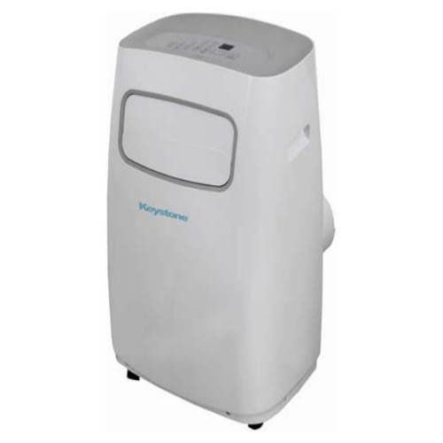  Keystone - 550 Sq. Ft. Portable Air Conditioner - White/Gray