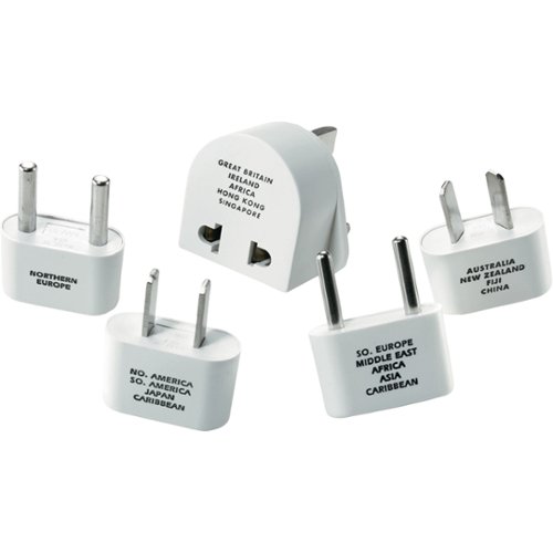  Travel Smart - Adapter Plug Set - White