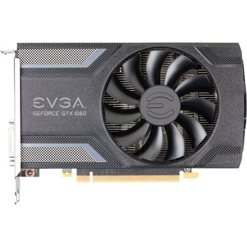  EVGA - NVIDIA GeForce GTX 1060 SC Gaming 6GB GDDR5 PCI Express 3.0 Graphics Card - Black
