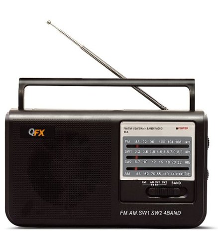  QFX - AM - FM - SW1 - SW2 Radio - Black