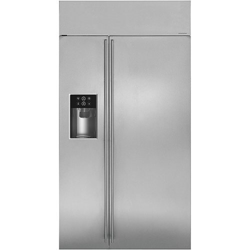 Monogram - 25.5 Cu. Ft. Side-by-Side Built-In Refrigerator-Front_Standard 
