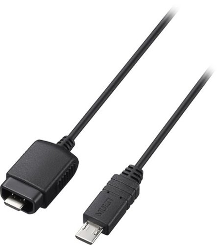 Sony - Multi-Terminal Connecting Cable - Black-Front_Standard 
