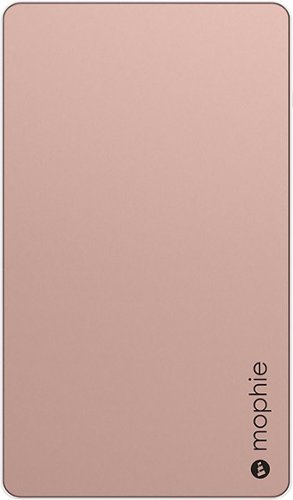  mophie - Powerstation 6000 mAh Portable Charger for USB devices - Rose gold