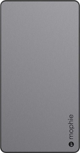  mophie - Powerstation XL 10,000 mAh Portable Charger for Most USB-Enabled Devices - Space gray