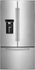 KitchenAid - 23.8 Cu. Ft. French Door Counter-Depth Refrigerator - Stainless Steel-Front_Standard