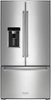 KitchenAid - 23.8 Cu. Ft. French Door Counter-Depth Refrigerator - Stainless Steel-Front_Standard 