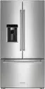 Front. KitchenAid - 23.8 Cu. Ft. French Door Counter-Depth Refrigerator - PrintShield stainless.