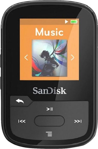 SanDisk - Clip Sport Plus 16GB* MP3 Player - Black