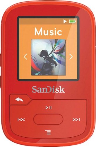  SanDisk - Clip Sport Plus 16GB* MP3 Player - Red