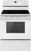 Front. Amana - 4.8 Cu. Ft. Freestanding Electric Range - White.