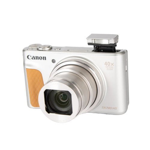 Canon - PowerShot SX740 HS Lite Edition (Silver) (International Model)-Front_Standard 