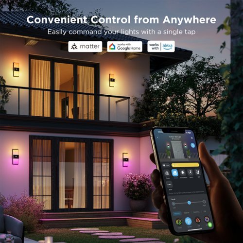 Govee Outdoor 500 Lumens Wi-Fi Smart LED Wall Light - Multi HOW TO BUY