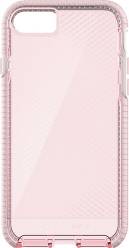 Tech21 - EVO CHECK Case for Apple® iPhone® 7, 8 and SE (2nd generation) - White/Light Rose