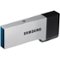Samsung - DUO 32GB USB 3.0/micro USB Flash Drive - Silver-Front_Standard