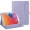 Kitcheniva - Protective Stand Case For iPad 9th 8th 7th Generation 10.2 Inch With Pocket Holder - Lilac Purple-Front_Standard
