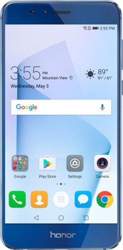  Huawei - Honor 8 4G LTE with 32GB Memory Cell Phone (Unlocked) - Sapphire blue