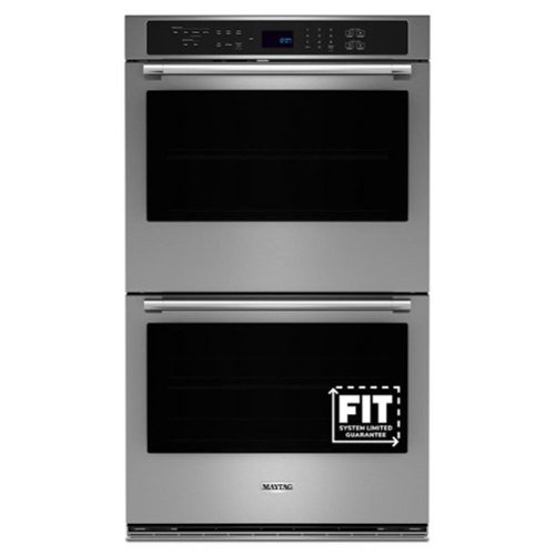 Maytag - 30" Built-In Electric Convection Double Wall Oven with Air Fry - Stainless Steel