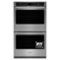 Maytag - 27 inch Built-In Electric Convection Double Wall Oven with Air Fry - Stainless Steel-Front_Standard