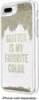 kate spade new york - Clear Liquid Glitter Case for Apple® iPhone® 7 Plus - Gold/Glitter is My Favorite Color-Front_Standard 