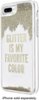 kate spade new york - Clear Liquid Glitter Case for Apple® iPhone® 7 Plus - Gold/Glitter is My Favorite Color-Front_Standard